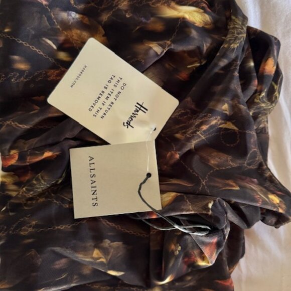 All Saints Tia Mesh Dress - Picture 6 of 7